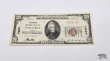 1929 $20 Red Seal Dollar Banknote