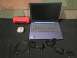 Lenovo Laptop, Speaker and Earbuds
