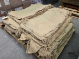Over (100) Burlap Sacks