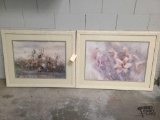 (2) Signed Framed Limited Edition Donald Voorhees Prints