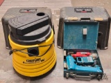 Makita Driver Drill, ShopVac & Step Stools