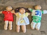 (3) Cabbage Patch Dolls