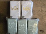 NEW!!! Bride & Bridal Party Dink Koozies