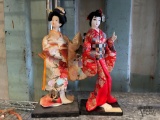 (2) Japanese Doll Figurines