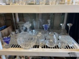 Glass Vases, Bowls, Candle Holders and Trays