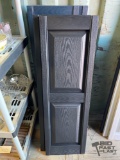 (5) Pairs of Plastic Wood Style Shutters