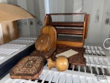 Wooden Plant Stands, Book End, Knob and Shelf