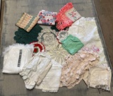 Lace and Crochet Doily?s, Rags and Cloths