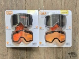 NEW!!! (2) SPY 2 Pack Small Fit Goggles