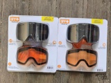 NEW!!! (2) SPY 2 Pack Small Fit Goggles