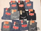 NEW!!! (11) Pairs Of Levis 511 & 502s