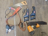 Screw Driver, Saws, Nail Gun, Hand Saw & Band Heater