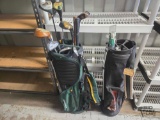 (2) Golf Bags & Clubs
