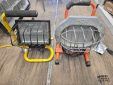 (2) Portable Work Lights