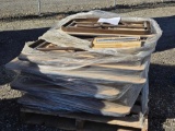 (14) Approx Folding Wood Tables & Leg Extenders