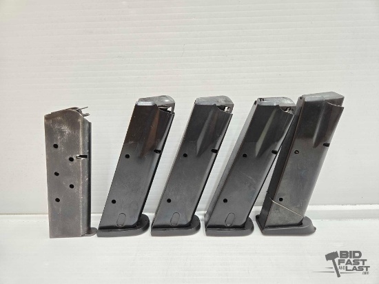 (5) .45 Magazines