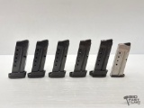 (6) 10rd .40 Cal Shield Magazines