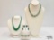 Jade & Nephrite Necklaces, Earrings & Bracelet, 173g
