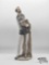 Lladro Don Quixote with Sword Reading Porcelain Sculpture
