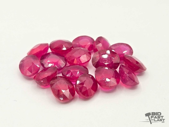 (16) Ruby Gemstones, 33.54g