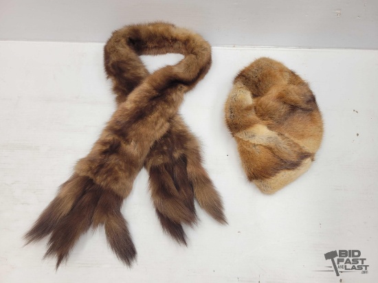 Fur Scarf & Hat