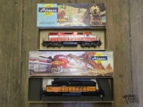 (2) Athearn HO Scale Model Train Locomotives