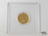 Gold 1915 Indian Head $2.50 Dollar Eagle Coin