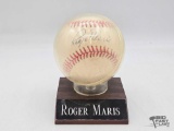 Roger Maris Signed Baseball