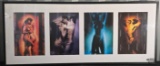 (4) William Hawkes Prints in One Frame