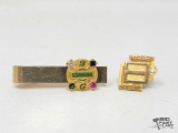 Gold Filled Pins with Gemstones, 10g