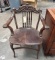 Wooden Carved North Wind Face Chair