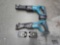 (2) Makita Reciprocating Saws & (3) Rechargeable Batteries
