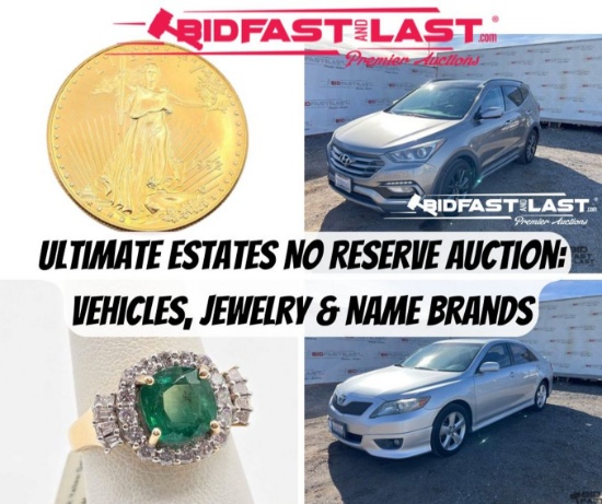 Vehicles, Jewelry & Name Brands NO Reserve!!