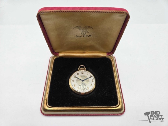 Waltham 21 Jewels 10k Gold Filled Pocket Watch