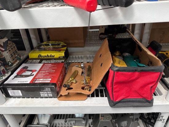 Rubber Air Hose, Nail Gun & Soldering Kit