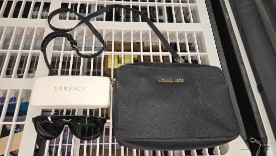 Michael Kors Purse & Versace Glasses