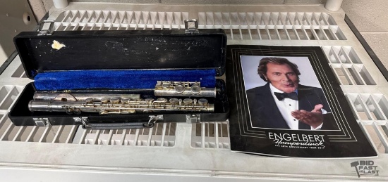 Flute with Case and Engelbert Humperdinck Book