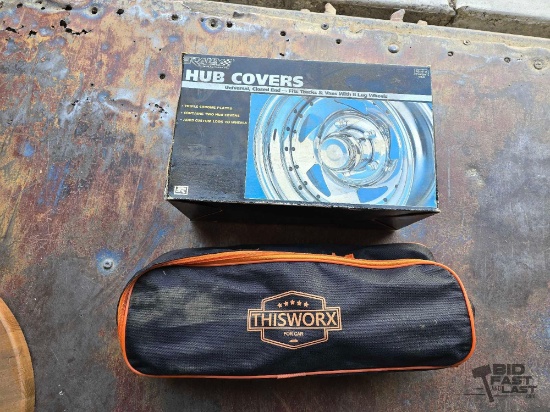 Rally Hub Covers and Thisworx Car Vacuum