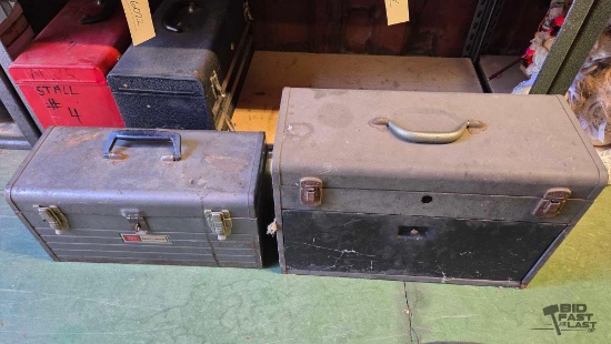Craftsman & Unmarked Toolboxes with Tools