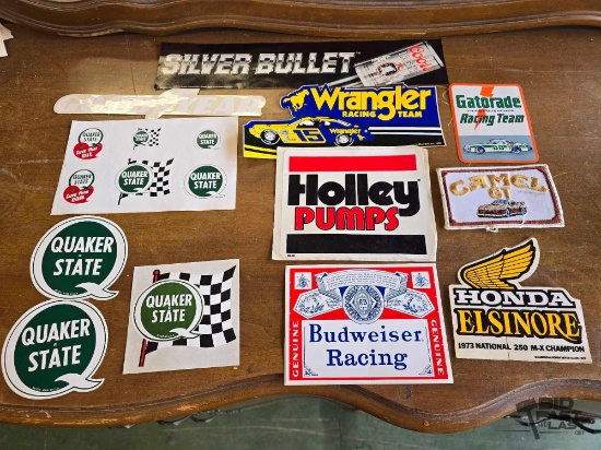 Vintage Racing Decals & Patch
