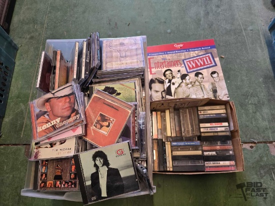 CDs and Cassette Tapes