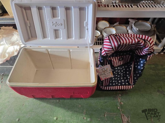 Igloo Ice Chest and NEW TCL Cool Carry Rolling Cooler
