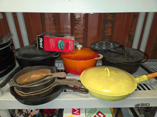 (12) Cast Iron Pans