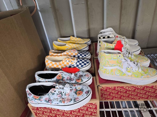 NEW!!! (5) Pairs of Vans Shoes