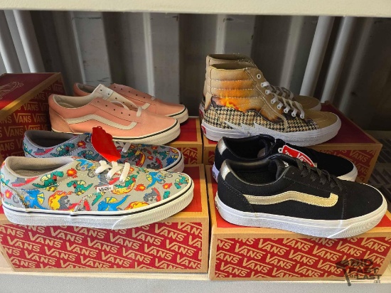 NEW!!! (4) Pairs of Vans Shoes