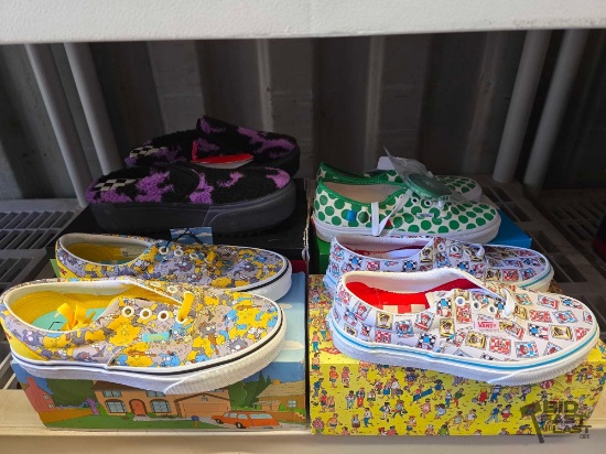 NEW!!! (4) Pairs of Vans Shoes