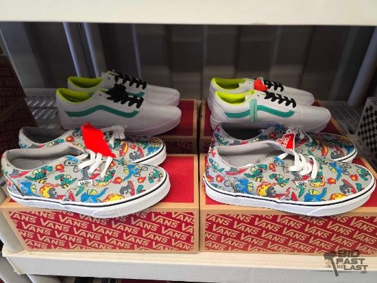 NEW!!! (4) Pairs of Vans Shoes