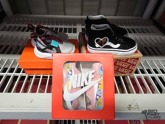 NEW!!! (3) Pairs of Nike & Van Toddler Shoes