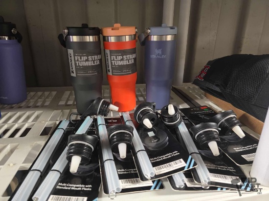 Stanley Flip Straw Tumblers & The Coldest Water Standard Mouth Flip Tops
