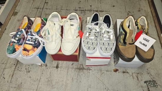 NEW!!! (4) Pairs Of Vans